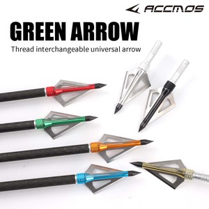 100 di <span class=keywords><strong>caccia</strong></span> al grano 3 lame fisse punte di <span class=keywords><strong>punta</strong></span> di freccia di balestra usate come accessorio di <span class=keywords><strong>caccia</strong></span> con l'arco da tiro con l'arco - Product Image 4