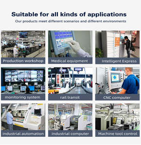Kotak Aluminium Aloi <span class=keywords><strong>DDR3</strong></span> terpasang di dinding/terpasang, 4GB PC Industri Intel tanpa kipas 64GB M.<span class=keywords><strong>2</strong></span> Mini Nano untuk Monitor Bisnis - Product Image 5