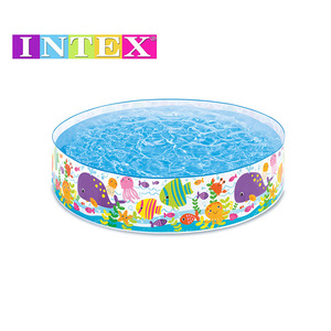 Piscina Infantil <span class=keywords><strong>Intex</strong></span> Ocean Play Snapset de 6 Pies x 15 Pulgadas, Modelo 56452, Fácil de Instalar - Product Image 2