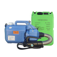 Nébuliseur désinfectant industriel portable, machine à brouillard froid, machine à fumée, fonctionnant sur batterie, mini machine à brouillard froid électrique ULV