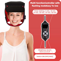 APTREDLIGHT155Led 660nm 850nm Casque de luminothérapie infrarouge pour les soins capillaires, hommes et femmes, casque de luminothérapie rouge, casque de luminothérapie infrarouge