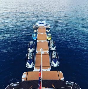 Plateforme de quai de yacht gonflable robuste à points de suture et ponton flottant à air avec options personnalisables pour usage commercial - Product Image 5