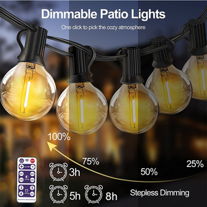 <span class=keywords><strong>Guirlande</strong></span> <span class=keywords><strong>lumineuse</strong></span> <span class=keywords><strong>solaire</strong></span> G40 10/25 ampoules IP65 Décoration de mariage en <span class=keywords><strong>extérieur</strong></span> Lumières de jardin <span class=keywords><strong>Guirlande</strong></span> de rue Camping Lumières féériques - Product Image 4