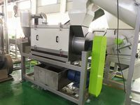 Machine à laver en plastique pour déchets PP LDPE HDPE machine de lavage et de séchage en plastique machine de lavage de réservoir en plastique sale