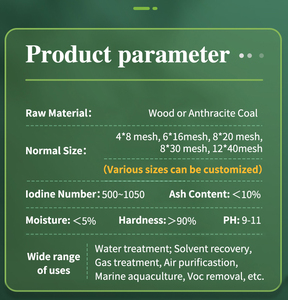 Carbone di legna carbone granulare attivo per il trattamento delle acque - Product Image 6