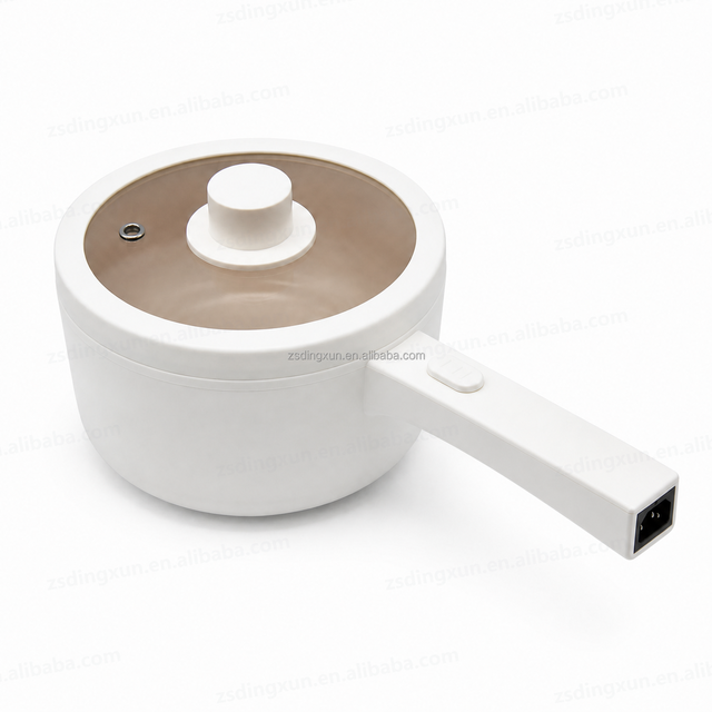 Electric Cooking Pot 2L Ceramic Non-Stick Food Grade Inner Pot Multi Cooker Hot Pot Noodle Cooker Boil Steam Fry Simmer