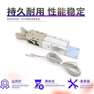 Cilindro Neumático Miniatura 1615S de Aluminio para Pinza de Inyección en Máquinas de Moldeo por Inyección y Manipuladores Robóticos - Product Image 2