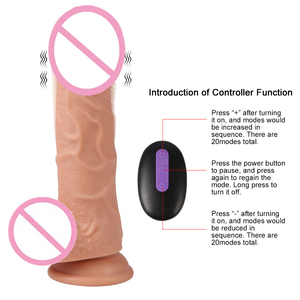 Vente en gros de jouets sexuels pour adultes : 20 vibromasseurs et godemichés avec té<span class=keywords><strong>l</strong></span>écommande, vente directe usine, personnalisables - Product Image 4