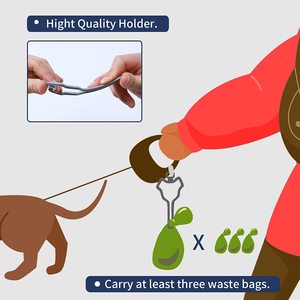 Nouveau support de sac à crottes pour chien, Attaches, clip, distributeur de sac à crottes mains libres pour la marche, la course, accessoire de vélo - Product Image 5