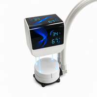 Refroidisseur de processeur AIO SM-3SX-360B/W 360 mm, design magnétique incurvé à double affichage numérique, ventilateurs ARGB, compatible Intel 115X/1700/1851 et AM4/AM5