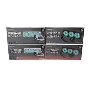 ชุดระบายความร้อนด้วยน้ำสำหรับซีพียู รุ่นใหม่ ปี 2025 Prime LC 360 ARGB สีขาวดำ พร้อมพัดลมเลนส์กระจกเงา ระบบไฟซิงค์  วัสดุพลาสติก  ตลับลูกปืนแบบน้ำ ปี 2025 N - Product Image 1