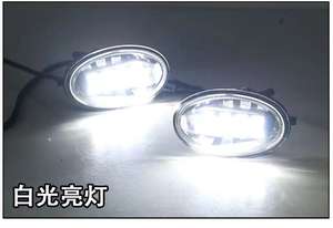 Luz LED para Parachoques Delantero, Blanca 6000K y Amarilla 3000K, Compatible con <span class=keywords><strong>Honda</strong></span> <span class=keywords><strong>CRV</strong></span> Accord <span class=keywords><strong>Modelo</strong></span> 33950-T2A-H01 - Product Image 5