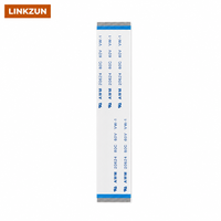 Câble plat flexible AWM 20624 FFC, pas de 0,5 mm et 1,0 mm, pour interface d'écran tactile LCD de machine de point de vente