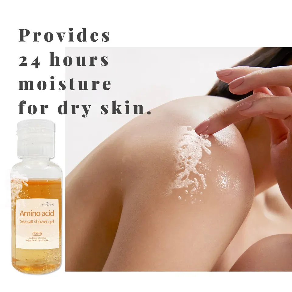OEM/ODM gel douche exfoliant et blanchissant hydratant en profondeur nourrissant parfum longue durée laissant la peau lisse hydratée