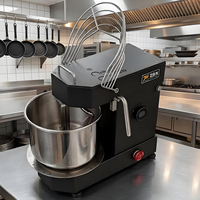 Mélangeur à spirale industriel commercial 50 kg, robuste, en acier inoxydable 304, avec bol basculant hydraulique, certifié CE, pour boulangerie