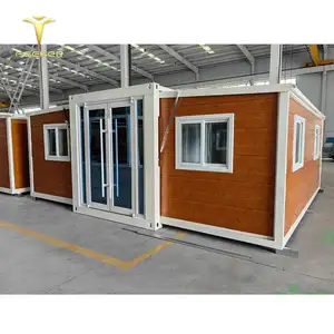 Prefab Prefabricated Hotels Tiny House Expandable Mobile Home Unloading System Container Houses Cladding