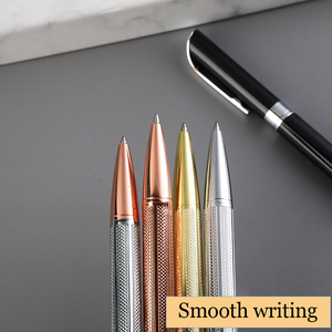 Stylo gel métallique de luxe Shanqi, vente chaude, logo personnalisé, impression sérigraphique durable, stylo publicitaire pour entreprise, cadeau, 200 MOQ - Product Image 4