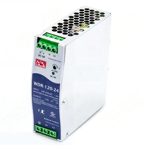 WDR-120-24 120W 24V 5A แหล่งจ่ายไฟราง DIN 180~550VAC อินพุตสองเฟส ระบบสวิตชิ่ง AC-DC สำหรับอุตสาหกรรม - Product Image 3