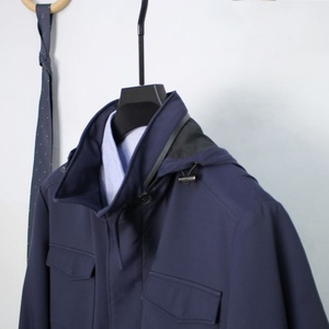 Chaqueta Utilitaria con Capucha para Hombre, Color Azul Marino, Impermeable, Resistente al Viento, Estilo Casual para Exteriores, Parka con Múltiples Bolsillos, Oferta 2026 - Product Image 3