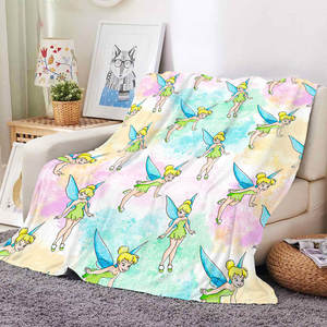 Manta de Bebé de Alta Calidad, Suave y Lavable, con Diseño de la Hada Tinker Bell, para Niñas, con Impresión Personalizada - Product Image 1