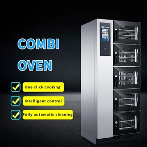 Four combiné électrique professionnel en acier inoxydable 304, vapeur et cuisson 2-en-1, 2 à 40 plateaux pour boulangerie - Product Image 3