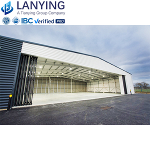 Aisc kết cấu thép xây dựng kho thương mại và máy bay hangar để bán - Product Image 2