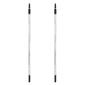 Asta Telescopica in Alluminio Filettata Regolabile, Accessorio per Pulizia, Manico per Pulizia Finestre, Prolunga Telescopica - Product Image 3
