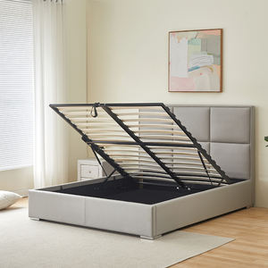 Muebles de Dormitorio Posmodernos de Alta Calidad, Cama Tapizada en Tela, Tamaño Queen, Doble, King, para el Hogar y Hoteles - Product Image 2