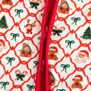 ミオジンギング 	 簡単着脱ベビー寝具 竹素材ベビー服 ダブルジッパーベビーパジャマ 	 低MOQベビー寝間着 - Product Image 3