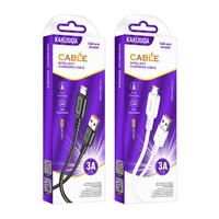 Promotion 2024 KAKUSIGA Câble Micro USB Populaire 1 Mètre Câble de Charge et de Données en PVC pour Téléphone Portable