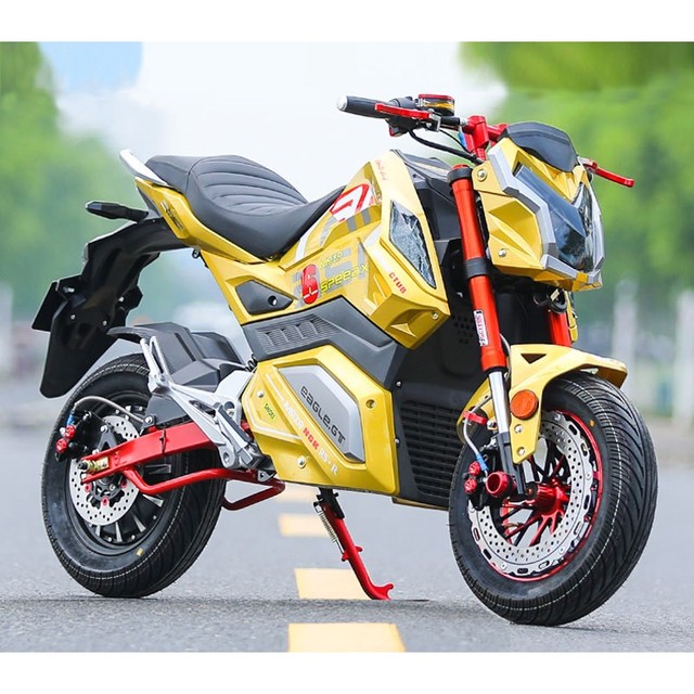 Y4-Z6 High-speed Sports Racing 2-wheel High-Power 2000W/3000W Motor 72V Voltage Maximum Speed 80km/h Electric Motorcycle