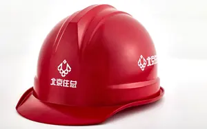 หมวกกันน็อคอุตสาหกรรมใหม่ปี 2024 คุณภาพสูงและทนทานหมวกนิรภัย ABS แบบยางเดี่ยวอุปกรณ์ความปลอดภัยในการก่อสร้าง