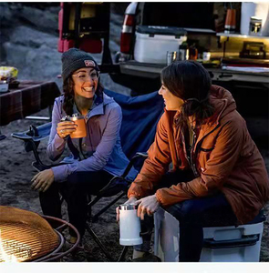 Bpa-free 24oz Stay-CHILL bia Stein bia cốc uống cốc đôi tường cách nhiệt bằng thép không gỉ màu đen mờ bên cốc - Product Image 2