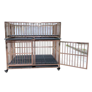 Stainless Steel Collapsible <strong>Cage</strong> Dog Customizable Pet Kennel <strong>Cages</strong> Carriers Dogs - Product Image 5