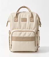 Sac à dos de maternité en nylon léger et imperméable, grande capacité, multi-poches, pour les soins de bébé, idéal pour les voyages et les mamans