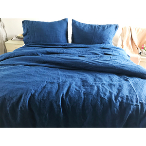 <span class=keywords><strong>Couette</strong></span> en gros literie confortable <span class=keywords><strong>parure</strong></span> housse de <span class=keywords><strong>couette</strong></span> en <span class=keywords><strong>lin</strong></span> bleu avec correspondance - Product Image 3