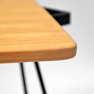 Planche à découper pliante en bambou, 59.8x34.8cm, outil de cuisine pour camping en plein air, avec sac de transport, pour pique-nique et barbecue - Product Image 2