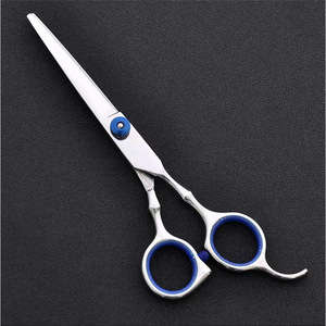 Juego de Tijeras para Peluquería Canina de Suzhou, Acero Inoxidable, Tijeras de Adelgazamiento, Tijeras Planas de 62 mm, Herramientas de Salón de Belleza, Diseño Práctico - Product Image 4
