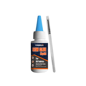 Visbella Sew Glue Liquid 60ML + 120ML <span class=keywords><strong>para</strong></span> <span class=keywords><strong>tela</strong></span> de cuero, reparación de manualidades decorativas, lágrima - Product Image 5