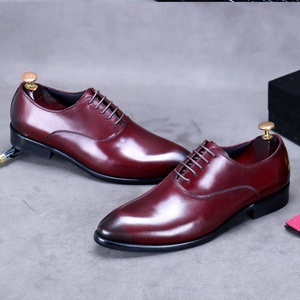 Zapatos de Cuero, Piel de Vaca Genuina, Estilo Británico, con Cordones y Punta Puntiaguda, para Hombre, Casuales y Formales de Otoño, con Diseño de Patchwork - Product Image 5