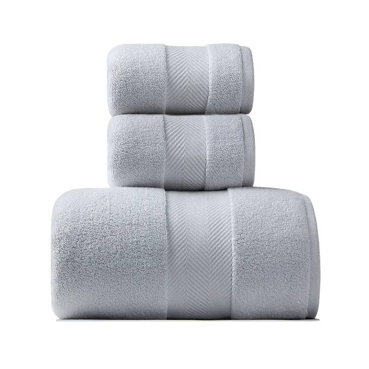 Handtücher hochwertige Bambus und Baumwolle serviette de bain toallas mit individueller Größe