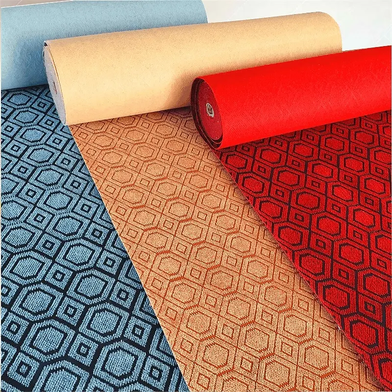 공장 직접 카펫 짠 바닥 펠트 양탄자는 자카드 카펫