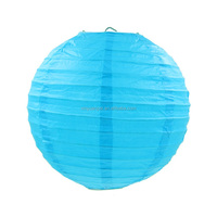 Lanternes murales rondes en papier de 15 cm (6 pouces) multicolores, écologiques, modernes, de style chinois et japonais, pour la décoration de fête Yuanpai
