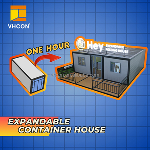 Rumah Prefabrikasi Portabel Berperabot Lengkap, Bangunan Modular Mobile, Hotel Kontainer Modern Satu Kamar Tidur Kecil dengan Dinding Kaca - Product Image 5