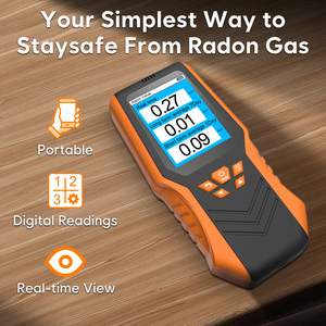 Analyseur de gaz radon portable en temps réel pour surveiller les valeurs moyennes historiques et les visualiser - Product Image 4