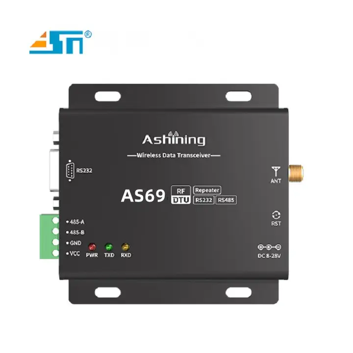 Transmisor y receptor de Radio inalámbrico, 2,4 GHz, dúplex completo, 2,1 km, 256 canales