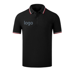 เสื้อโปโลเปล่า ปักโลโก้ได้ เสื้อโปโลเรียบง่ายสำหรับผู้ชาย เสื้อโปโลแขนสั้นลำลอง สำหรับขายส่ง - Product Image 1