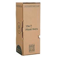 Caja de Cartón Corrugado Plegable para Envío de Flores, para el Día de la Madre y el Día del Padre, Cajas de Transporte para Ramos Florales