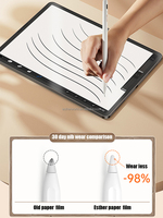 Protection d'écran en film PET mat de qualité supérieure pour iPad Air 5e/4e génération, ultra-mince, anti-reflet, dureté 4H, transmission 99%, sans bulles