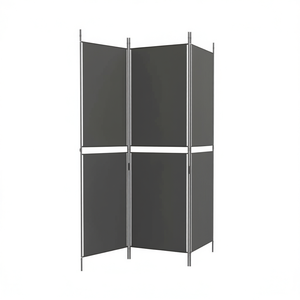 Divisor de Habitaciones de 3 Paneles, 59.1x78.7, Tela Plegable Opaca, Diseño Minimalista - Product Image 1